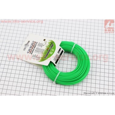 Леска d=2,7mm, 15м "круг" (разные цвета)