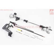 Лодочный адаптер под двигатель мотокосы (винт алюминиевый)