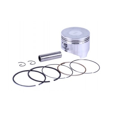 Поршневой комплект 77,00 мм ТАТА на бензиновый двигатель 177F генератора 5-6 кВт, STD: 9 единиц