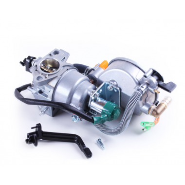 Карбюратор с газовым редуктором ТАТА на бензиновый двигатель 188F генератора 5-6 кВт