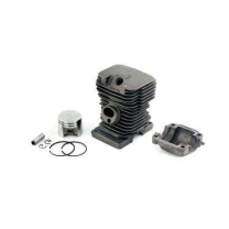Цилиндро-поршневая группа (цпг) для бензопилы Husqvarna 137 38мм (палец 10мм)+поддон