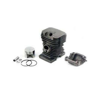 Цилиндро-поршневая группа (цпг) для бензопилы Husqvarna 137 38мм (палец 10мм)+поддон