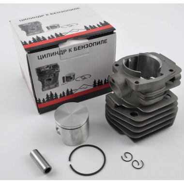 Цилиндро-поршневая группа (цпг) для бензопилы Husqvarna 350 44мм (палец 10мм) низкий "черный"