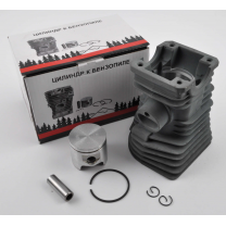 Цилиндро-поршневая группа (цпг) для бензопилы Husqvarna 350 44мм (палец 10мм) высокая