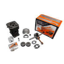 Цилиндро-поршневая группа (цпг) для бензопилы Husqvarna 137 38мм (палец 10мм) + коленвал