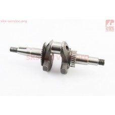 Коленвал 168F/170F (Dшейки-30mm, H-85mm, L-240mm) под резьбу М16, для мотопомпы