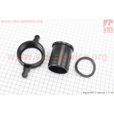 Переходник мотопомпы с фланца на шланг, пластмасса к-кт 3шт, 2"(50mm)