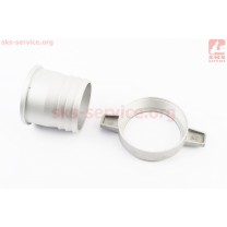 Переходник мотопомпы с фланца на шланг, алюминий к-кт 2шт, 3"(74mm)