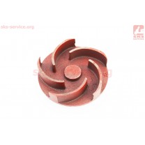 Рабочее колесо (крыльчатка) мотопомпы D-119mm, под резьбу М20, 5 лопастей, чугун