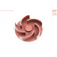 Рабочее колесо (крыльчатка) мотопомпы D-119mm, под резьбу М20, 5 лопастей, чугун