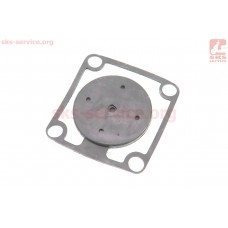 Зворотний клапан мотопомпи D-90mm під фланець "квадрат 120х120mm"