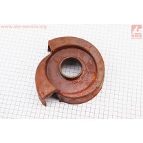 УЦЕНКА Мотопомпа Крышка крыльчатки (улитка) D-54mm, d-45mm Тип 3 (ржавая, см. фото)