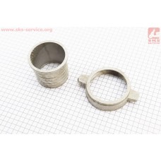 УЦЕНКА Переходник мотопомпы с фланца на шланг, алюминий к-кт 2шт, 3"(74mm) (нетоварный вид, см. фото)