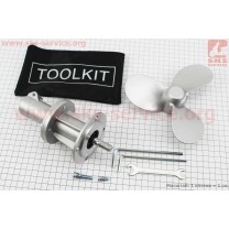 Лодочный винт, 9шлицов, под трубу Ø26мм