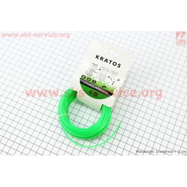 Леска d=2,0mm, 15м "треугольник"