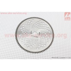 Нож режущий 80Тх255мм победитовые зубья