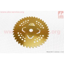 Нож режущий 40Тх255мм победитовые зубья "лепесток", "GOLD"