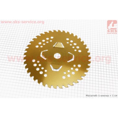 Нож режущий 40Тх255мм победитовые зубья "лепесток", "GOLD"