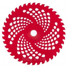 Нож 40 победитовый на бензокосу Красный