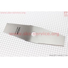 Нож режущий 2Тx305мм нержавейка, с зубьями Тип №2