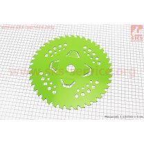 Нож режущий 40Тх255мм победитовые зубья "лепесток", "GREEN"