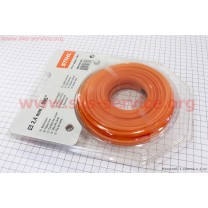 Леска d=2,4mm, 43,0м "квадрат"