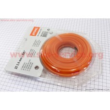 Леска d=2,4mm, 43,0м "квадрат"