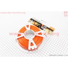 Леска d=2,4mm, 50,0м "звезда"