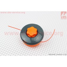 Леска в сборе (шпулька), САМОНАМАТЫВАЮЩАЯСЯ, оранжевый нос