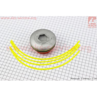 Лісочка в зборі (шпулька), ПАУК алюмінієва+пластик (лісочка вставляється) Тип №4
