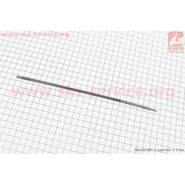 Напильник 4,0mm, (упаковано кратно 6шт)