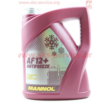 Антифриз AF12 концентрат 1:1 красный, 5л