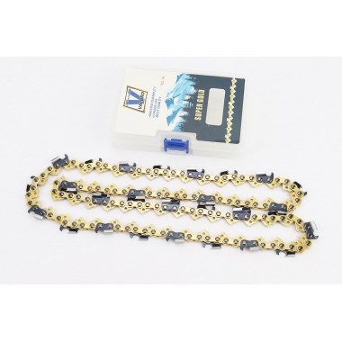Цепь пильная 64 звена (32 зуба) шаг 325 паз 1,5 мм квадратный зуб (на Husqvarna-15", Китай-16" 40 см) "GOLD"