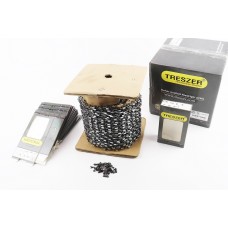 Цепь пильная (бухта) 1640 звеньев (820 зубов) шаг 3/8 паз 1,3 мм квадратный зуб TRESZER