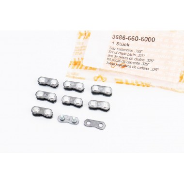 Звено цепи шаг 325 паз 1,3-1,5 мм 8 шт оригинал (36866606000)