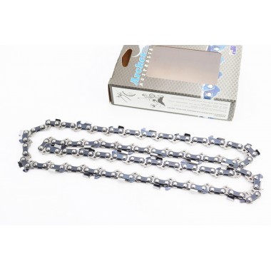 Цепь пильная 56 звеньев (28 зубов) шаг 3/8 паз 1,3 мм квадратный зуб  (на Partner-16")