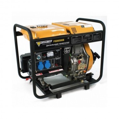 Генератор дизельный (однофазный) Forte - FGD6500E (4.5кВт)