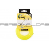 Леска мотокосы Ø2,4mm, 15 метров (косичка)