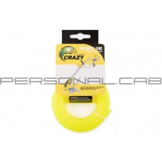 Леска мотокосы Ø2,4mm, 15 метров (косичка)