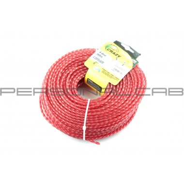 Леска мотокосы Ø4,0mm, 60 метров (косичка)