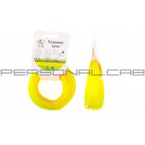 Леска мотокосы Ø2,4mm, 15 метров (звезда)