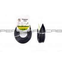 Леска мотокосы Ø3,0mm, 15 метров (крокодил)