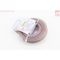 Леска d-4,0mm, 15м "сверло", двухкомпонентная (разные цвета)