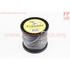 Леска d-2,7mm, 67м "квадрат", двухкомпонентная