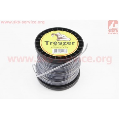 Леска d-3,0mm, 50м "квадрат", двухкомпонентная