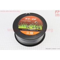 Леска d-2,7mm, 120м "квадрат", двухкомпонентная