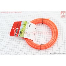 Леска d-2,7mm, 15м "квадрат"