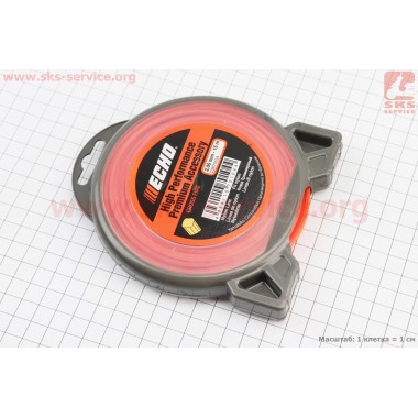 Леска d-2,0mm, 15м "звезда"