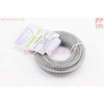 Леска d-3,3mm, 15м "сверло", двухкомпонентная