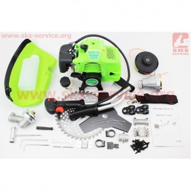 Мотокоса DNEPRO 1E40F-5 - 2,4кВт (ліска+ніж 3Т,40Тпереможе, труба Ø28мм)